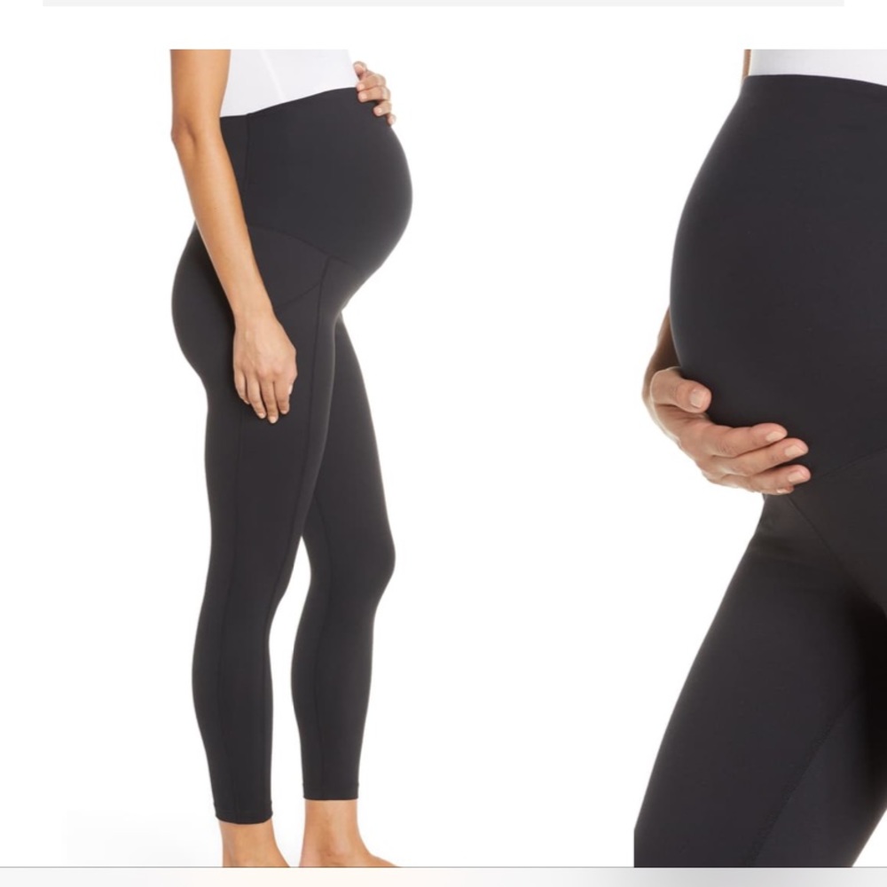Zella live in pocket 7/8 maternity leggings